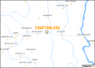 map of Courtableau