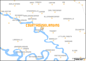 map of Courthouse Landing