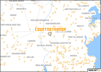 map of Courtney Manor