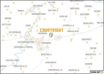 map of Courtright