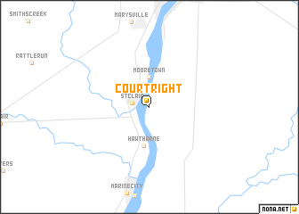 map of Courtright