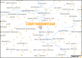 map of Courtwood Bridge