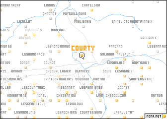 map of Courty