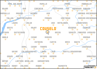 map of Couselo