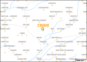 map of Cousin