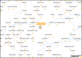 map of Couso