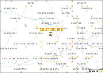 map of Coutancias