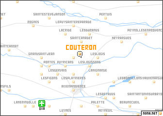 map of Couteron