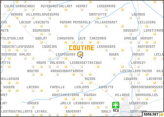 map of Coutine