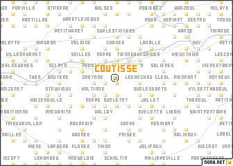 map of Coutisse