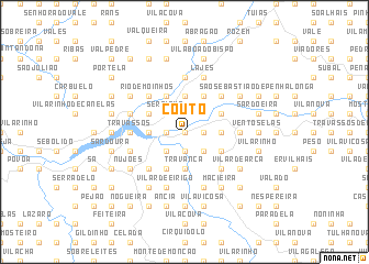 map of Couto