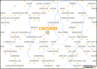 map of Couturon