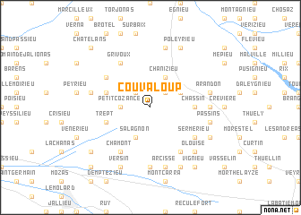 map of Couvaloup