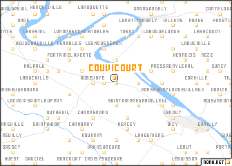 map of Couvicourt
