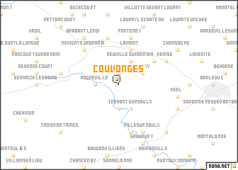 map of Couvonges