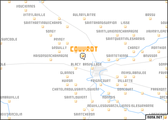 map of Couvrot