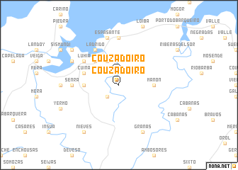 map of Couzadoiro