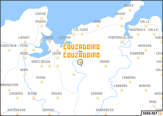 map of Couzadoiro