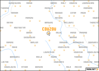 map of Cou Zou