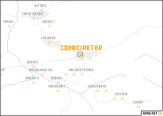 map of Covacipeter
