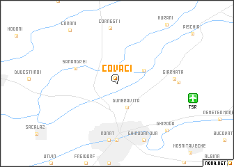 map of Covaci