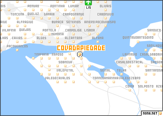 map of Cova da Piedade