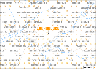 map of Cova do Ouro