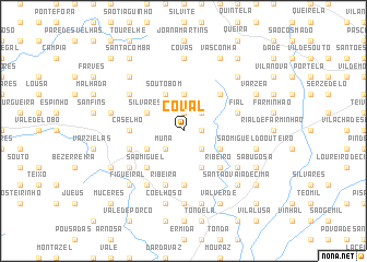 map of Coval