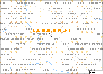 map of Covão da Carvalha