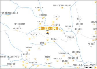 map of Còvarrica