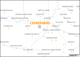 map of Covarrubias