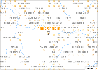 map of Covas do Rio