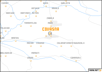 map of Covasna