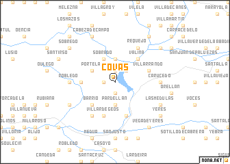 map of Covas