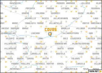 map of Covas