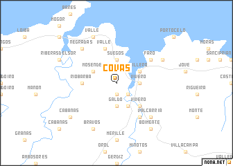 map of Covas