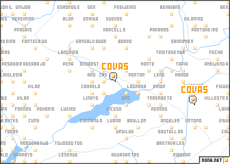 map of Covas