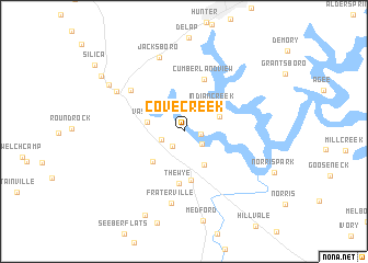 map of Cove Creek