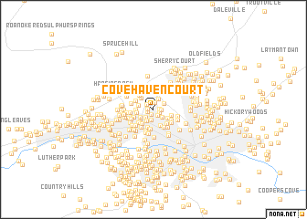 map of Covehaven Court