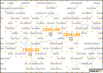 map of Covelas