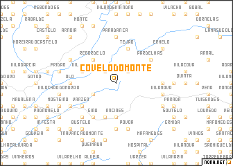 map of Covelo do Monte