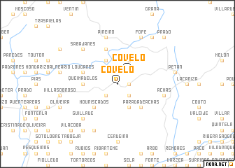 map of Covelo