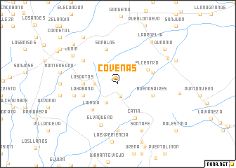 map of Coveñas