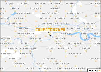 map of Covent Garden