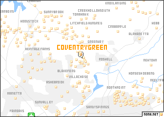 map of Coventry Green