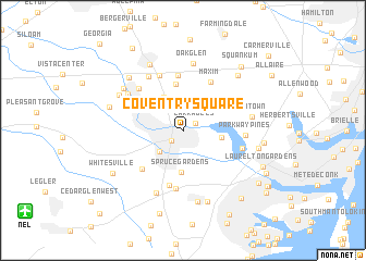 map of Coventry Square