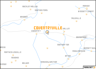 map of Coventryville