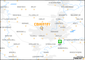 map of Coventry