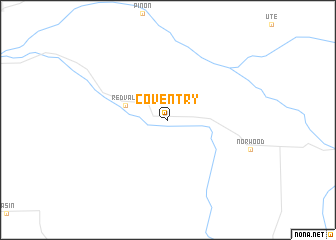 map of Coventry