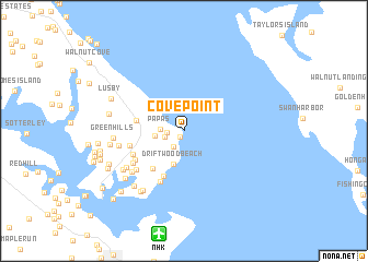 map of Cove Point